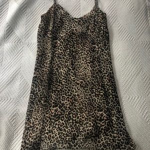urban outfitters mini cheetah dress
